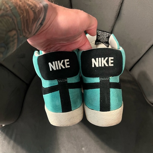 Nike SB Blazer Aqua Blue Azure - Picture 7 of 9